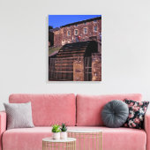 Waterwiel New Lanark Scotland Briefkaart Poster Ph Canvas Afdruk (Insitu (Woonkamer))