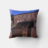 Waterwiel New Lanark Scotland Briefkaart Poster Ph Kussen (Achterkant)