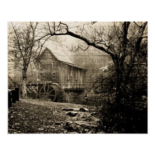  waterwiel perfect poster (Voorkant)