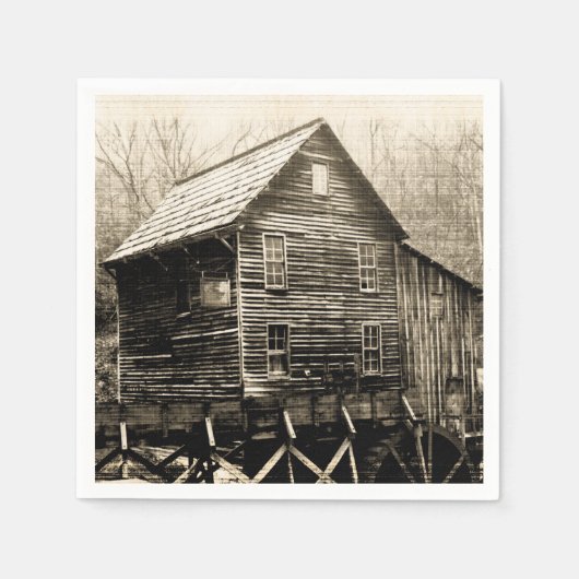  waterwiel servetten (Voorkant)