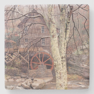 Waterwiel Stenen Onderzetter