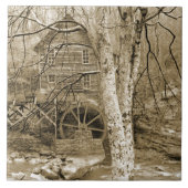 waterwiel tegeltje (Voorkant)