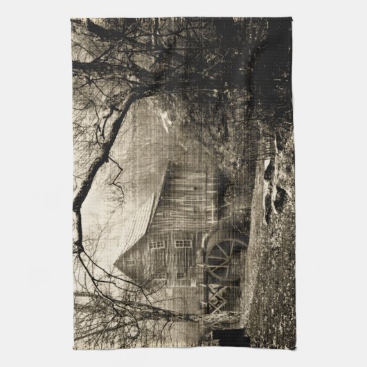  waterwiel theedoek (Verticaal)