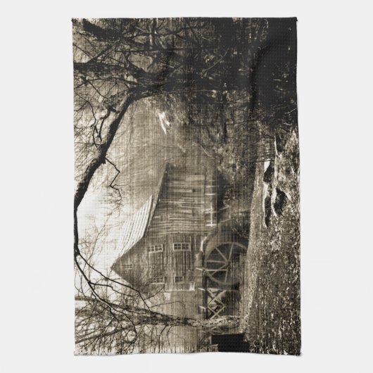 waterwiel theedoek (Verticaal)