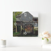 Waterwielklok Vierkante Klok (Huis)