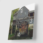 Waterwielklok Vierkante Klok (Hoek)