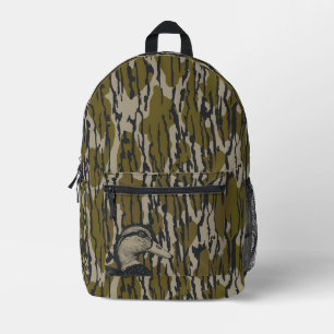 Waterwild Eendenjacht in Bottomland Camo Bedrukte Rugzak