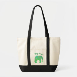 Waterworks Elephant Silhouette Baby Tote Bag