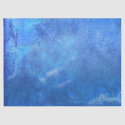 Watery Blue Decoupage Tissuepapier (Voorkant)