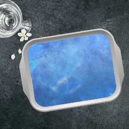 Watery Blue Decoupage Tissuepapier