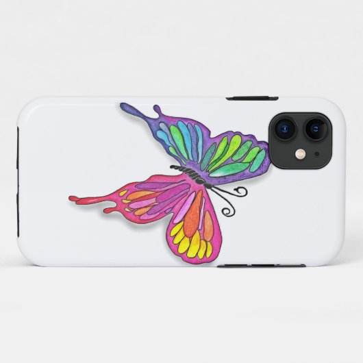 Watery Butterfly Case-Mate iPhone Case (Achterkant (horizontaal))
