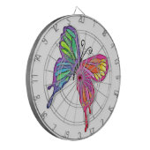 Watery Butterfly Dartbord (Voorkant Links)