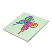 Watery Butterfly Tegeltje (Zijkant)