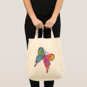 Watery Butterfly Tote Bag (Voorkant (product))