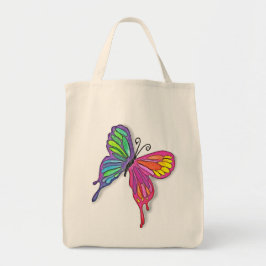 Watery Butterfly Tote Bag