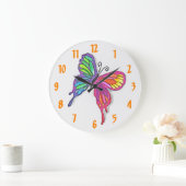 Watery Butterfly Wall klok (Huis)