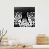 Watery Stairs Poster (Keuken)