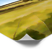 Watery Winter Fields Poster (Hoek)