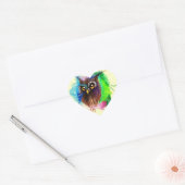 Watery Wood Owl Hart Sticker (Envelop)