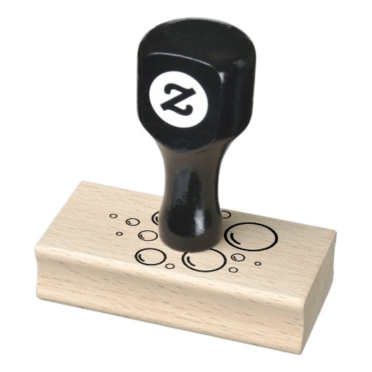 Waterzeepbellen Rubberstempel (Stempel)