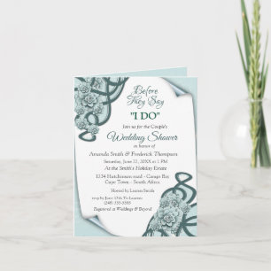 Waterzuigen in de Mint Blue Couple Shower