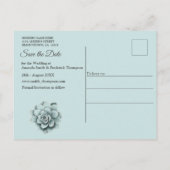 Waterzuigen in Mint blauw / Pine Green Aankondigingskaart (Achterkant)