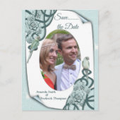 Waterzuigen in Mint blauw / Pine Green Aankondigingskaart (Voorkant)