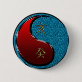 Waterzwijn Ronde Button 5,7 Cm (Voorkant)