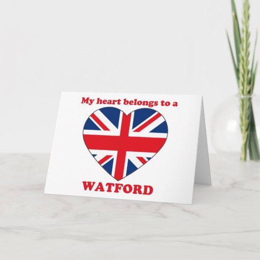 Watford Feestdagen Kaart (Voorkant)