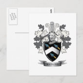 Watkins Family Crest Coat of Arms Briefkaart (Voorkant / Achterkant)