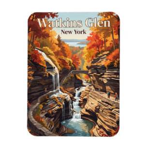 Watkins Glen, New York, VS Magneet