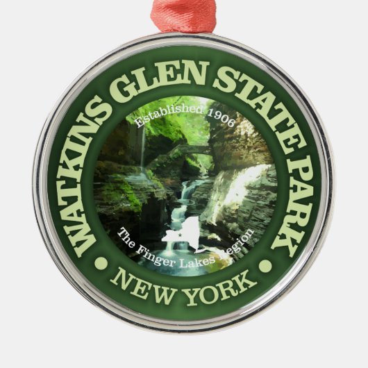 Watkins Glen SP Metalen Ornament (Voorkant)
