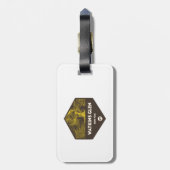 Watkins Glen State Park New York Bagagelabel (Achterkant verticaal)