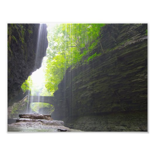 Watkins Glen State Park, New York Foto Afdruk (Voorkant)