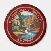 Watkins Glen State Park, New York. Kleur Magneet (Voorkant)