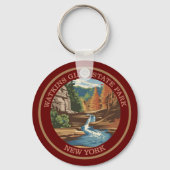 Watkins Glen State Park, New York. Kleur Sleutelhanger (Voorkant)