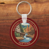 Watkins Glen State Park, New York. Kleur Sleutelhanger (Voorkant)