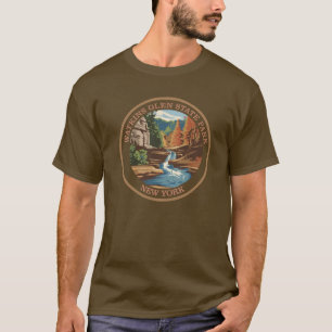 Watkins Glen State Park, New York. Kleur T-shirt