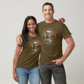 Watkins Glen State Park, New York. Kleur T-shirt (Unisex)