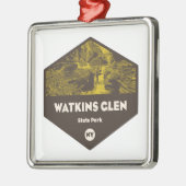 Watkins Glen State Park New York Metalen Ornament (Links)