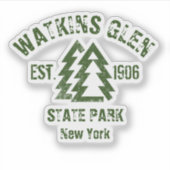 Watkins Glen State Park New York Sticker (Voorkant)