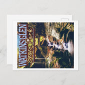 WATKINS GLEN STATE PARK - NEW YORK VERENIGDE STATE BRIEFKAART (Voorkant / Achterkant)