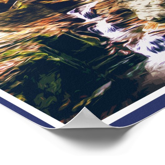 WATKINS GLEN STATE PARK - NEW YORK VERENIGDE STATE POSTER (Hoek)