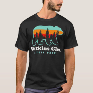 Watkins Glen State Park Wandelen New York Retro Be T-shirt