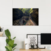 Watkins Glen Waterfall Print (Thuiskantoor)