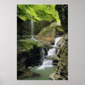 Watkins Glen Waterfall Print (Voorkant)