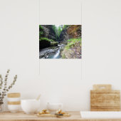 Watkins Glen, Watkins Glen State Park, New York Poster (Keuken)