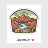 Watkinsville, Georgia Sticker (Vel)