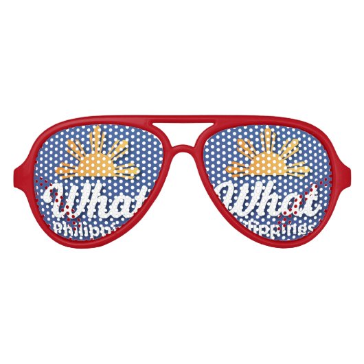 WatPhilipines Gemerkte Zonnebrillen (Voorkant)