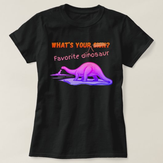 Wat's je favoriete DINOSAURUS T-shirt (Design voorkant)